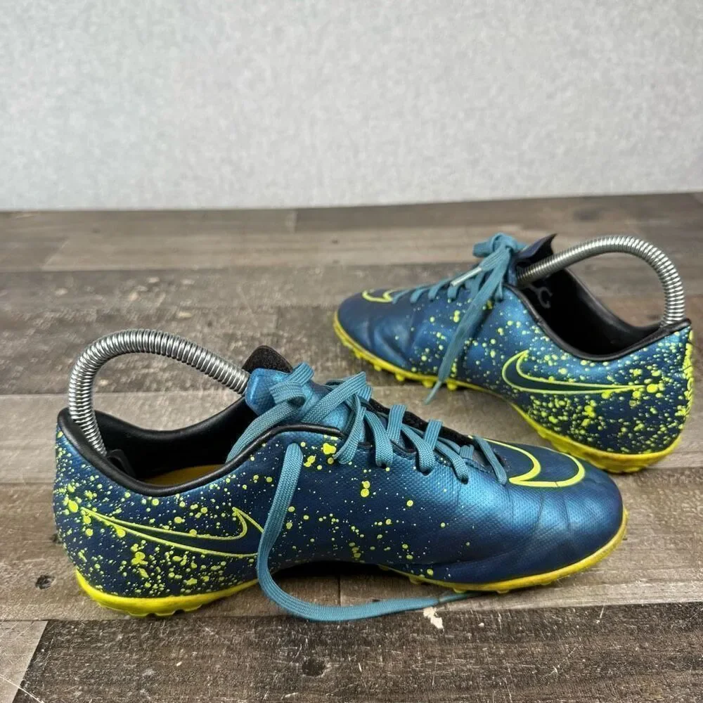 Nike Mercurial Size 5Y Victory TF Turf Soccer Cleat 651646-440 Squadron Blue